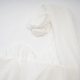 Sarah Top White Floral - Appliqu Halter - neck