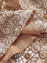 Savannah Midi Dress - Stand Collar - Wedding Occasion - Flared Hem - High Waist - A Line Style