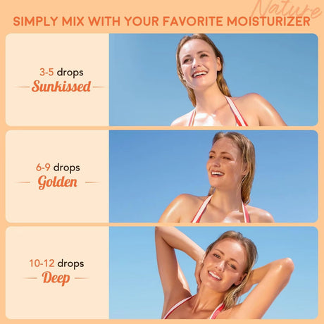 Self Tanning Drops – Watermelon Flavored 60ml Oral Sunless Tanning Liquid