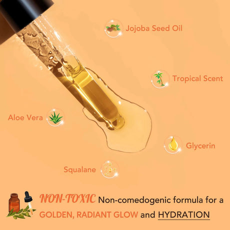 Self Tanning Drops – Watermelon Flavored 60ml Oral Sunless Tanning Liquid