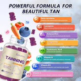 Self Tanning Gummies – Lycopene & Astaxanthin Beauty Gummies for Women