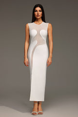 Serena White Elegant Modern Style Dress