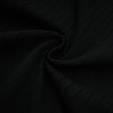 Shayla Midi Dress Black & White Knit Lace Panelled Button Detail