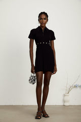 Shayla Mini Dress with Detachable Pleated Skirt
