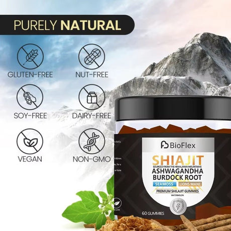 Shilajit 60 Gummies – Natural Vitality & Wellness Support