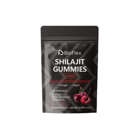 Shilajit Gummies – 1400mg Pure Himalayan Shilajit with Ashwagandha & Chaga