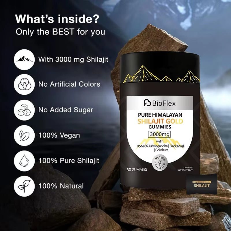 Shilajit Gummies – Pure Himalayan Energy & Immune Support