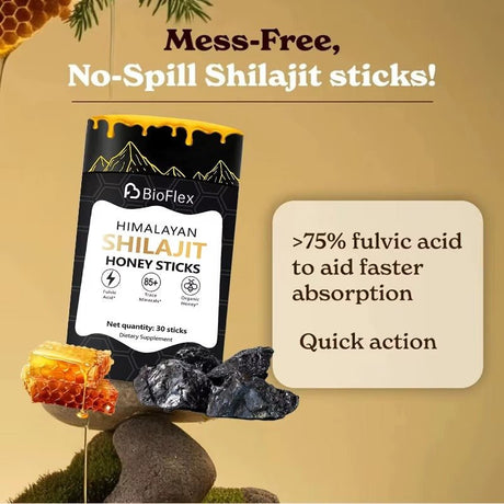 Shilajit Resin Honey 30 Sticks – Natural Energy & Immune Support
