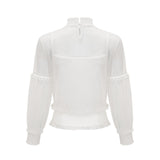 Shiloh Floral Top with Mesh Paneling