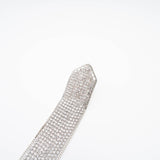 Silver - plated fringed drop earrings