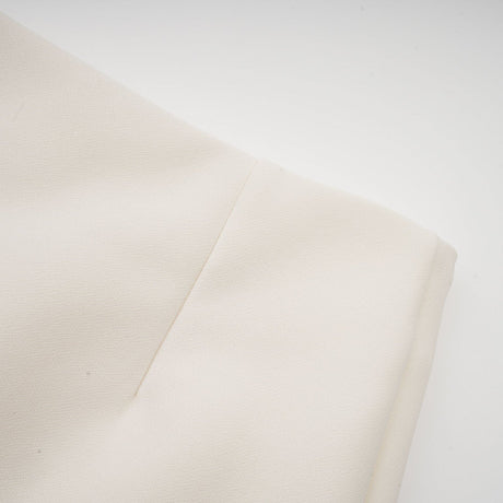 Simonetta Blazer & Skirt Feather Hem White Blazer