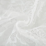 Simonetta Mini Dress Simonetta Lace Trim Puff Sleeve White Flounce