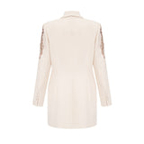 Simonetta Sequined Blazer with Crystal Embellishment