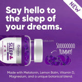 Sleep Gummies – Vegan Melatonin (5mg) with Magnesium & Vitamin D (60 Gummies)