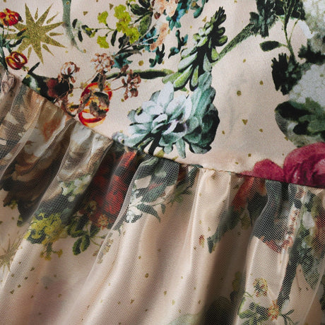 Solada embellished floralprint maxi dress