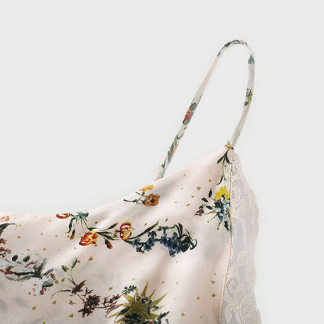 Solada embellished floralprint maxi dress