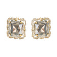 Solada embellished square earrings