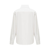 Solène white pointedcollar shirt