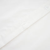Solène white pointedcollar shirt