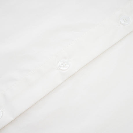 Solène white pointedcollar shirt