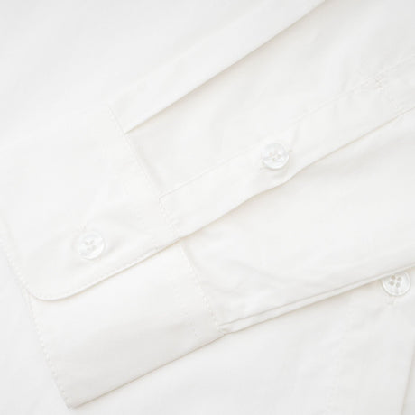 Solène white pointedcollar shirt