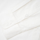 Solène white pointedcollar shirt