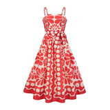 Sonia graphicprint midi dress