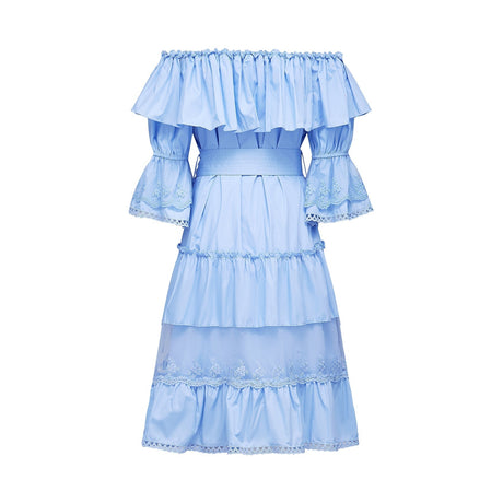 Sophie offshoulder tiered midi dress