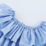 Sophie offshoulder tiered midi dress