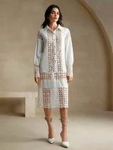 Summer Vacation Style Hollow Out Dress For Women
