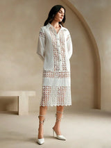 Summer Vacation Style Hollow Out Dress For Women