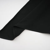 Suzanne black pleated jacket  trousers matching set