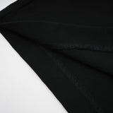Suzanne black pleated jacket  trousers matching set