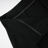 Suzanne black pleated jacket  trousers matching set