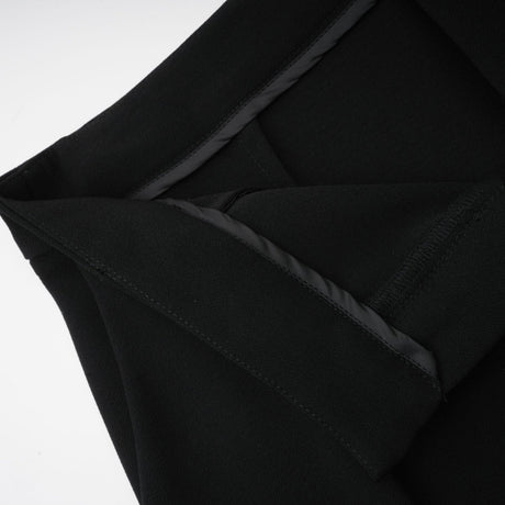 Suzanne black pleated jacket  trousers matching set