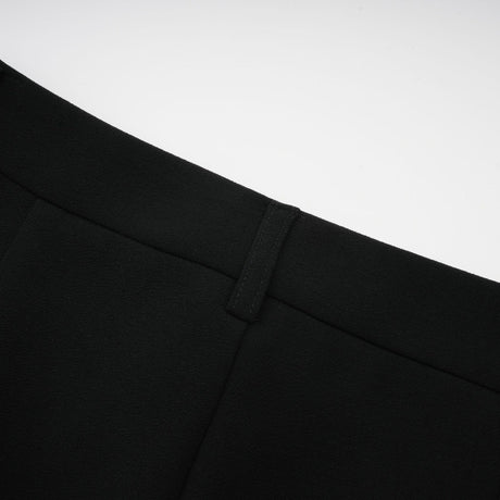 Suzanne black pleated jacket  trousers matching set