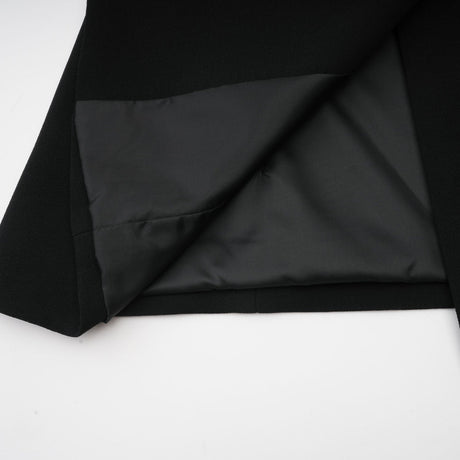 Suzanne black pleated jacket  trousers matching set