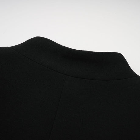 Suzanne black pleated jacket  trousers matching set
