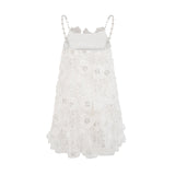 Suzette crystalembellished floral mini dress
