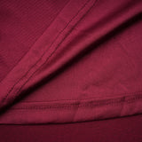 Sydney Midi Dress Red Flap Ruched Detail Long Sleeve Lined Skirt