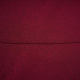 Sydney Midi Dress Red Flap Ruched Detail Long Sleeve Lined Skirt