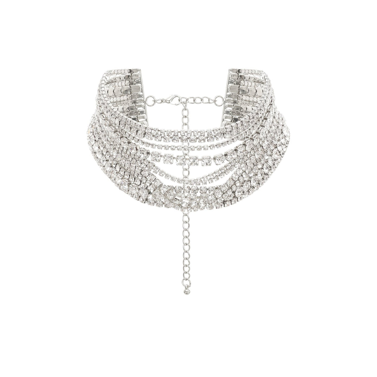 Sylvie crystal - embellished necklace