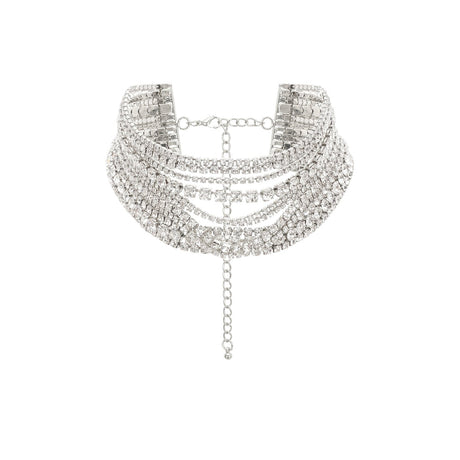 Sylvie crystal - embellished necklace