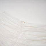 Sylvie ruched ruffled mini skirt