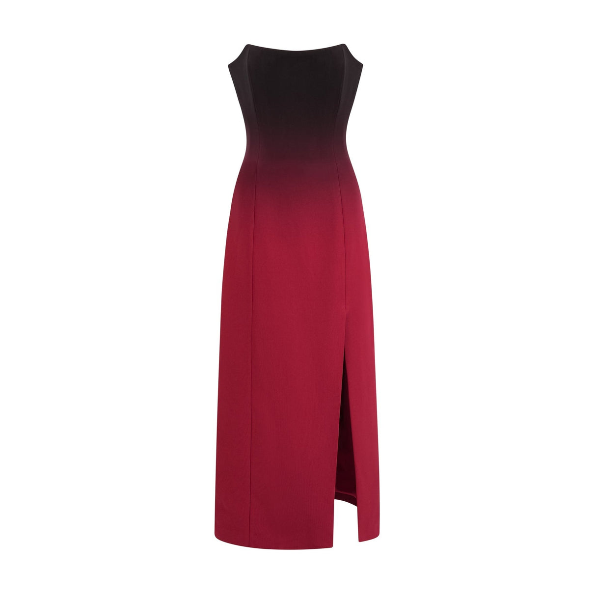 Taliyah Dress Red Gradient Off - Shoulder Maxi
