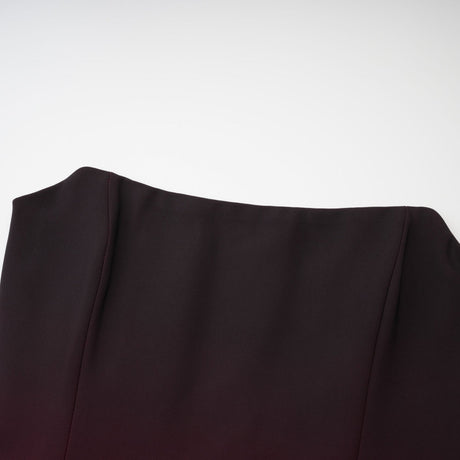 Taliyah Dress Red Gradient Off - Shoulder Maxi