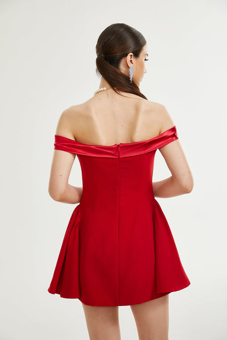 Tana offshoulder mini dress