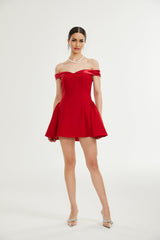Tana offshoulder mini dress