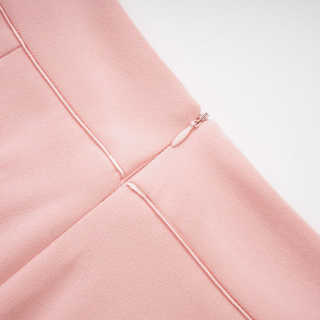 Teagan Blazer & Pants Pink White Set