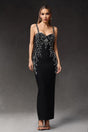 Teresa Black Embellished Bodycon Dress